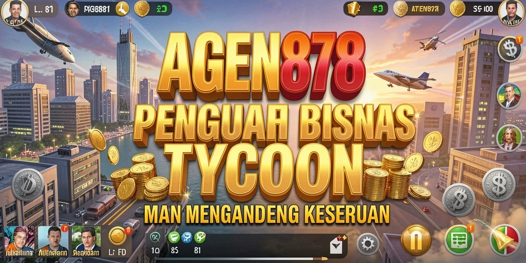 Screenshot AGEN878 yang menampilkan gameplay Tycoon yang seru.
