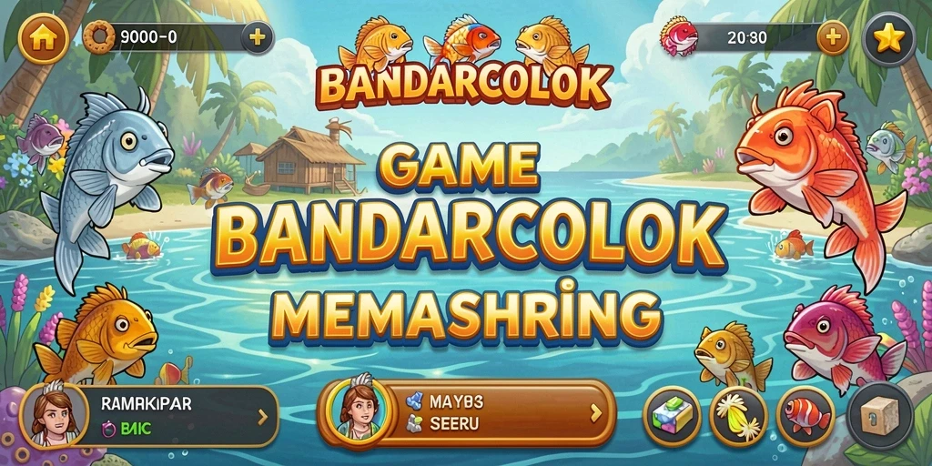 Gameplay memancing yang seru dan menegangkan di BANDARCOLOK.
