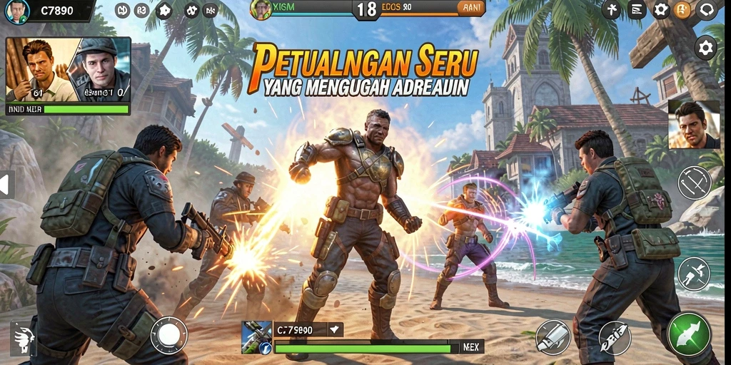 Tampilan gameplay C7890 dengan petualangan yang mengasyikkan dan grafis memukau.