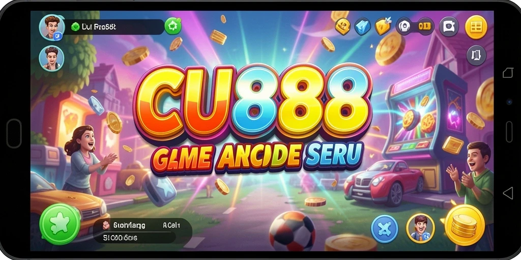 Screenshot utama CU888 menunjukkan gameplay seru dengan berbagai level yang menantang.