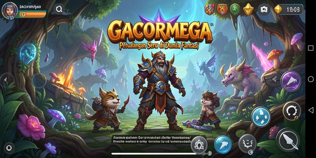 GACORMEGA menampilkan gameplay menarik dengan visual yang menawan.