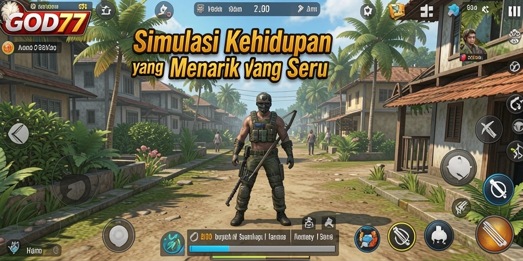 Tampilan gameplay GOD77 yang menawan dan interaktif.