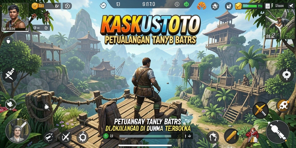 Screenshot KASKUSTOTO menampilkan petualangan mendebarkan di dunia terbuka.