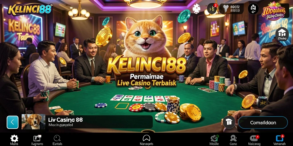 Gameplay menarik KELINCI88 dengan dealer profesional dan permainan live.