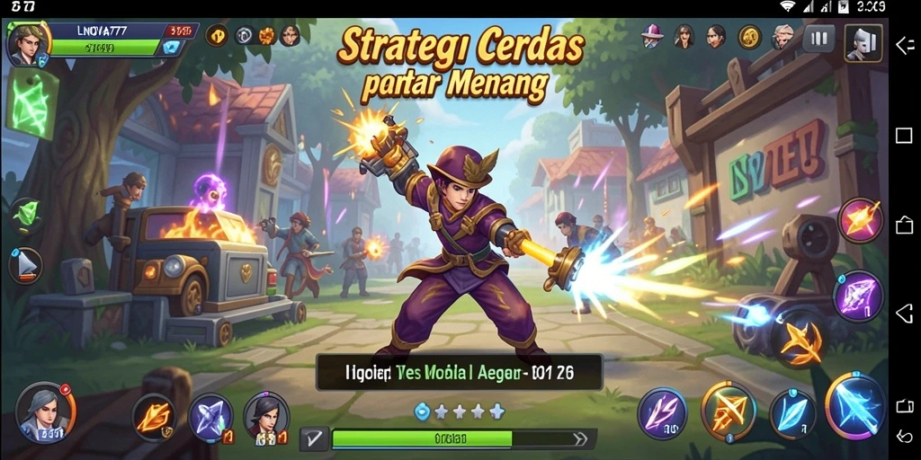 Menampilkan pertempuran strategis yang mendebarkan dalam LNOVA777.