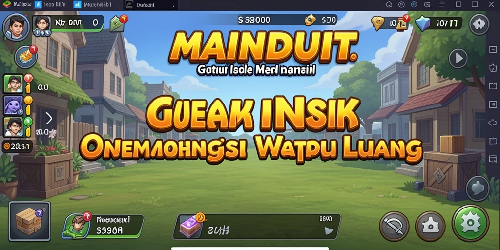 Tampilan gameplay seru dan adiktif di MAINDUIT.