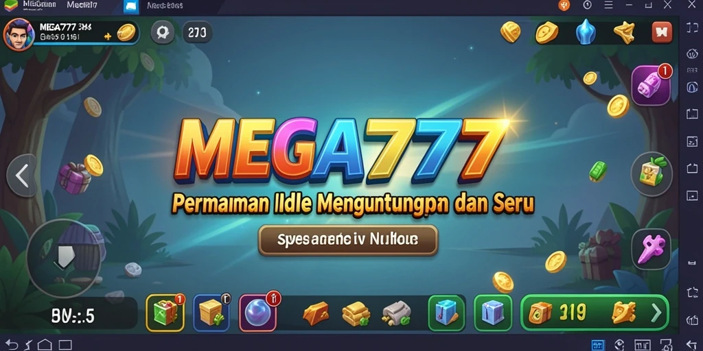 Tampilan gameplay MEGA777 yang seru dan menantang.