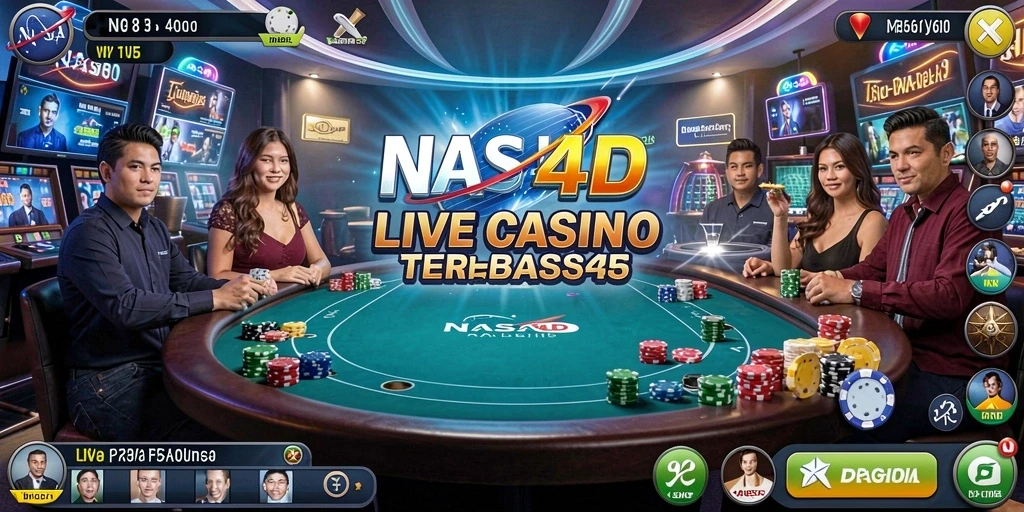 Tampilan gameplay Live Casino yang menarik dan interaktif.