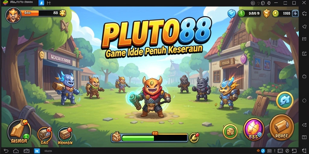 Tampilan gameplay <strong>PLUTO88</strong> yang menghibur dan penuh warna.