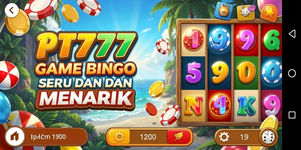 Tampilan gameplay Bingo yang seru dan interaktif di PT777.