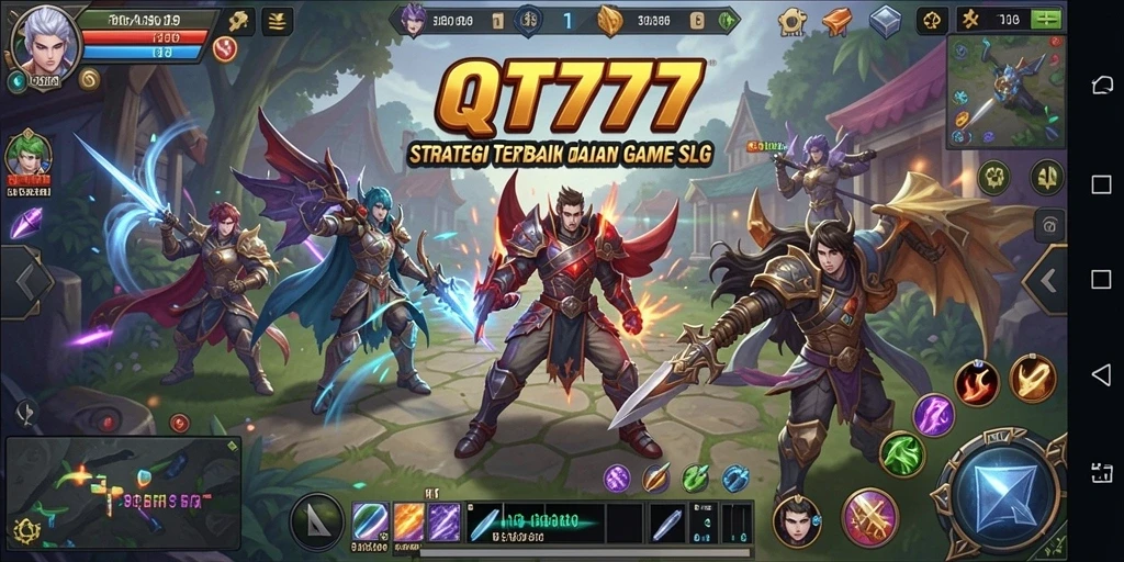 Screenshot gameplay QT777 menunjukkan aksi strategis yang menegangkan.