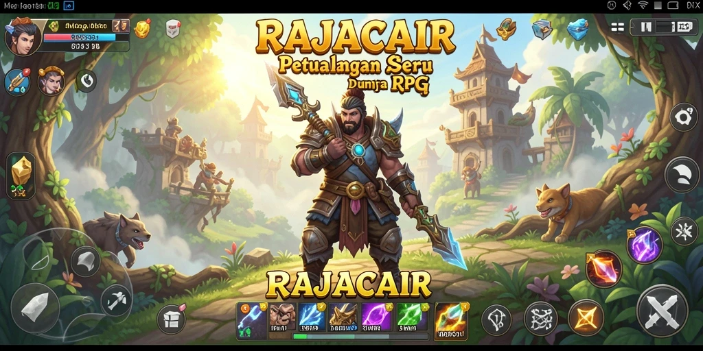 Tampilan gameplay RAJACAIR yang seru dan menantang dalam dunia RPG.