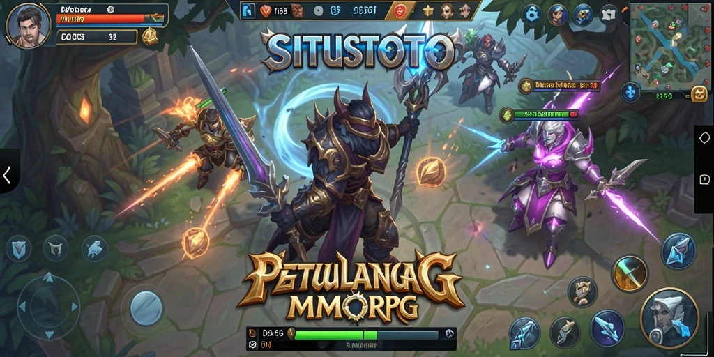 Screenshot gameplay <strong>SITUSTOTO</strong> menampilkan pertarungan seru dan grafis menakjubkan.