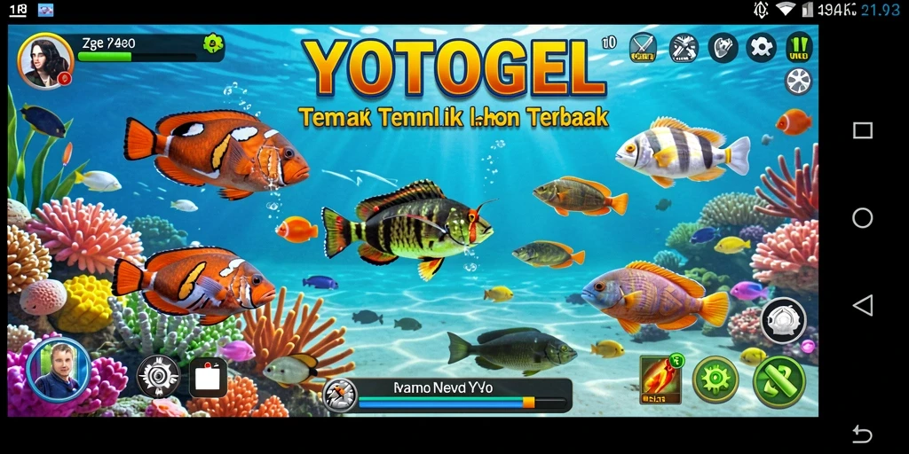 Tampilan gameplay YOTOGEL dengan aksi menembak ikan yang seru.